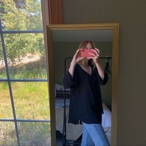 Black Cover-up Blouse Sami & Jo